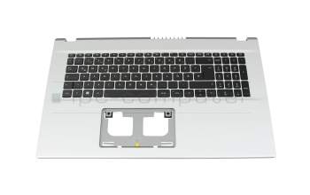 71NLC5BO046 Original Acer Tastatur inkl. Topcase DE (deutsch) schwarz/silber