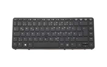 736658-041 Original HP Tastatur DE (deutsch) schwarz mit Mouse-Stick