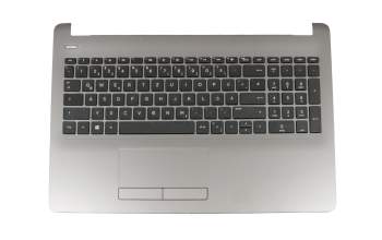 7H1930 Original HP Tastatur inkl. Topcase DE (deutsch) schwarz/silber
