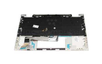7H2370 Original HP Tastatur inkl. Topcase DE (deutsch) schwarz/silber mit Backlight