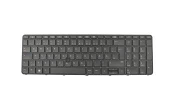 831-00328-00A Original HP Tastatur DE (deutsch) schwarz mit Backlight und Mouse-Stick