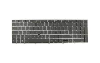 851-00013-00A Original HP Tastatur DE (deutsch) schwarz mit Backlight und Mouse-Stick