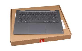8SSN20W85087L Original Lenovo Tastatur inkl. Topcase DE (deutsch) grau/grau mit Backlight