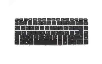 901042-041 Original HP Tastatur DE (deutsch) schwarz mit Backlight und Mouse-Stick