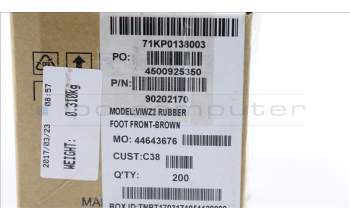 Lenovo 90202170 VIWZ2 Rubber Foot Front Brown