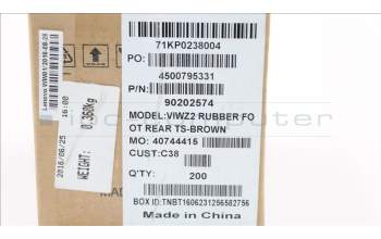 Lenovo 90202574 VIWZ2 Rubber Foot Rear Brown TS