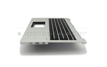 90NB0592-R31US0 Original Asus Tastatur inkl. Topcase US (englisch) schwarz/silber