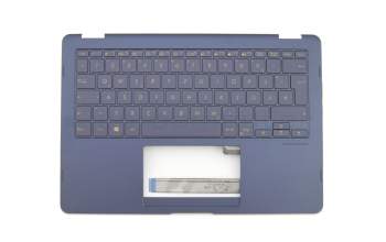 90NB0EN1-R30100 Original Asus Tastatur inkl. Topcase DE (deutsch) schwarz/blau mit Backlight