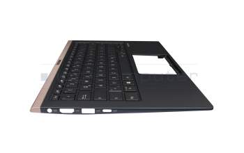 90NB0JQ1-R32GE0 Original Asus Tastatur inkl. Topcase DE (deutsch) schwarz/blau mit Backlight