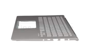 90NB0KL4-R31GE0 Original Asus Tastatur inkl. Topcase DE (deutsch) silber/silber mit Backlight