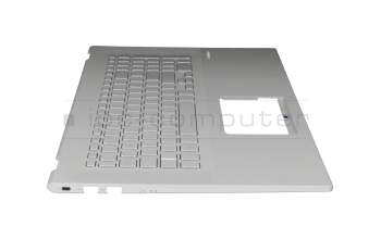 90NB0L61-R34GE0 Original Asus Tastatur inkl. Topcase DE (deutsch) silber/silber