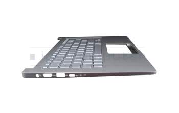 90NB0LP2-R31GE1 Original Asus Tastatur inkl. Topcase DE (deutsch) silber/silber mit Backlight