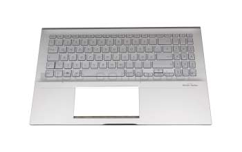 90NB0MI1-R31GE0 Original Asus Tastatur inkl. Topcase DE (deutsch) silber/silber mit Backlight