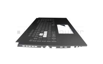 90NR0901-R31GE0 Original Asus Tastatur inkl. Topcase DE (deutsch) schwarz/transparent/grau mit Backlight