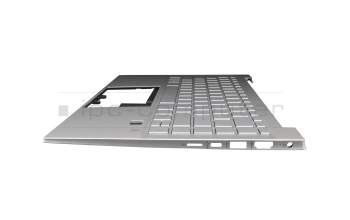 910300255660 Original PMX Tastatur inkl. Topcase DE (deutsch) silber/silber mit Backlight