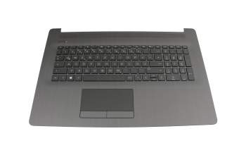 925008-031 Original HP Tastatur inkl. Topcase UK (englisch) schwarz/schwarz (Für DVD, Oberflächenstruktur \"schwarz gebürstet\")