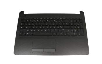 925010051 Original HP Tastatur inkl. Topcase FR (französisch) schwarz/schwarz