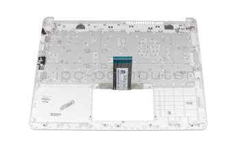 929651-041 Original HP Tastatur inkl. Topcase DE (deutsch) weiß/weiß