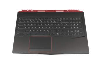957-16P72E-C05 Original MSI Tastatur inkl. Topcase DE (deutsch) schwarz/schwarz mit Backlight