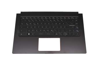 957-16S61E-C07 Original MSI Tastatur inkl. Topcase DE (deutsch) schwarz/schwarz mit Backlight