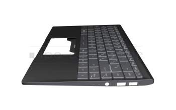 95714D36EC10 Original MSI Tastatur inkl. Topcase IT (italienisch) grau/schwarz mit Backlight