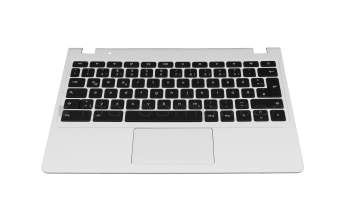 9Z.NB0S0.00G Original Acer Tastatur inkl. Topcase DE (deutsch) schwarz/weiß