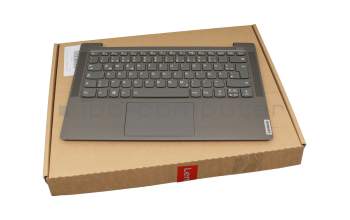9Z.NDUBN.F0G Original Lenovo Tastatur inkl. Topcase DE (deutsch) grau/grau mit Backlight