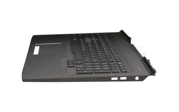 9Z.NEBBQ.10G Original Darfon Tastatur inkl. Topcase DE (deutsch) schwarz/schwarz mit Backlight