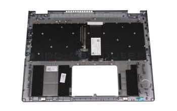 A03-00195 Original Acer Tastatur inkl. Topcase DE (deutsch) schwarz/grau mit Backlight
