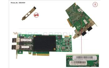 Fujitsu 16GB FC HBA LPE16002 DUAL PORT für Fujitsu Primergy RX300 S8