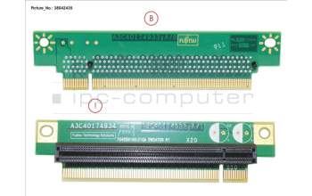 Fujitsu PCIE_1URSR_X16LEFT für Fujitsu Primergy RX2510 M2