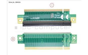 Fujitsu PCIE_1URSR_X16RIGH für Fujitsu Primergy RX2510 M2