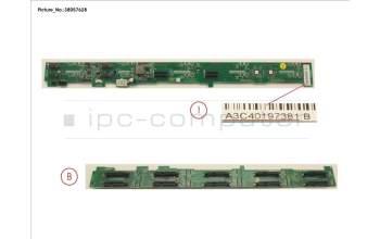 Fujitsu S30PCI_1U_10X25HDD für Fujitsu Primergy RX2530 M4