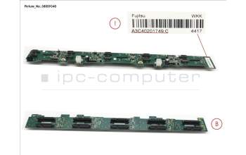 Fujitsu PCIE_1U_10_25SFF für Fujitsu Primergy RX2530 M4