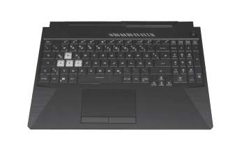 AC21271044352 Original Asus Tastatur inkl. Topcase DE (deutsch) schwarz/transparent/schwarz mit Backlight