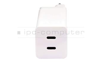AC65-05 EU Original Asus USB-C GaN-Netzteil 65,0 Watt EU Wallplug weiß kleine Bauform 65 W 2-Port-GaN-Adapter-Wandstecker