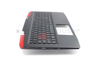 ACM16B66D0 Original Acer Tastatur inkl. Topcase DE (deutsch) schwarz/schwarz mit Backlight