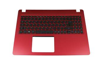 ACM16P66D0 Original Chicony Tastatur inkl. Topcase DE (deutsch) schwarz/rot mit Backlight