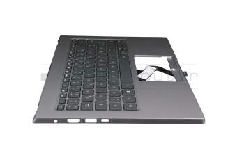 ACM26D0 Original Acer Tastatur inkl. Topcase DE (deutsch) silber/silber mit Backlight