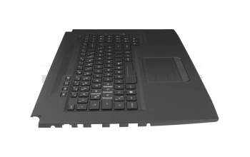 AEB9BG00010 Original Quanta Tastatur inkl. Topcase DE (deutsch) schwarz/schwarz mit Backlight