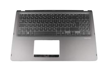 AEBKKG00030 Original Quanta Tastatur inkl. Topcase DE (deutsch) schwarz/grau mit Backlight