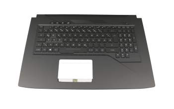 AEBKLG00020 Original Quanta Tastatur inkl. Topcase DE (deutsch) schwarz/schwarz mit Backlight