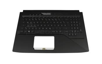 AEBKLG00020 Original Quanta Tastatur inkl. Topcase DE (deutsch) schwarz/schwarz mit Backlight