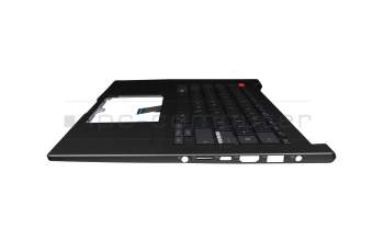 AEXJDG00010 Original Asus Tastatur inkl. Topcase DE (deutsch) schwarz/schwarz mit Backlight