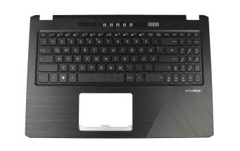 AEXKIG01010 Original Quanta Tastatur inkl. Topcase DE (deutsch) schwarz/schwarz mit Backlight