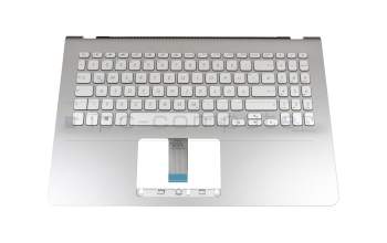 AEXKJG01020 Original Quanta Tastatur inkl. Topcase DE (deutsch) silber/silber mit Backlight