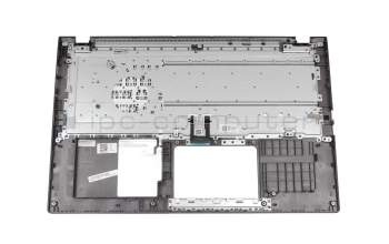 AEXKR00130 Original Quanta Tastatur inkl. Topcase GR (griechisch) schwarz/grau