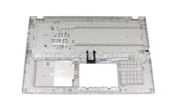 AEXKRG00120 Original Quanta Tastatur inkl. Topcase DE (deutsch) grau/silber
