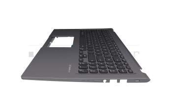 AEXKRG00130 Original Quanta Tastatur inkl. Topcase DE (deutsch) schwarz/grau