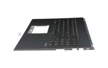AEXKTG01010 Original Quanta Tastatur inkl. Topcase DE (deutsch) schwarz/anthrazit mit Backlight